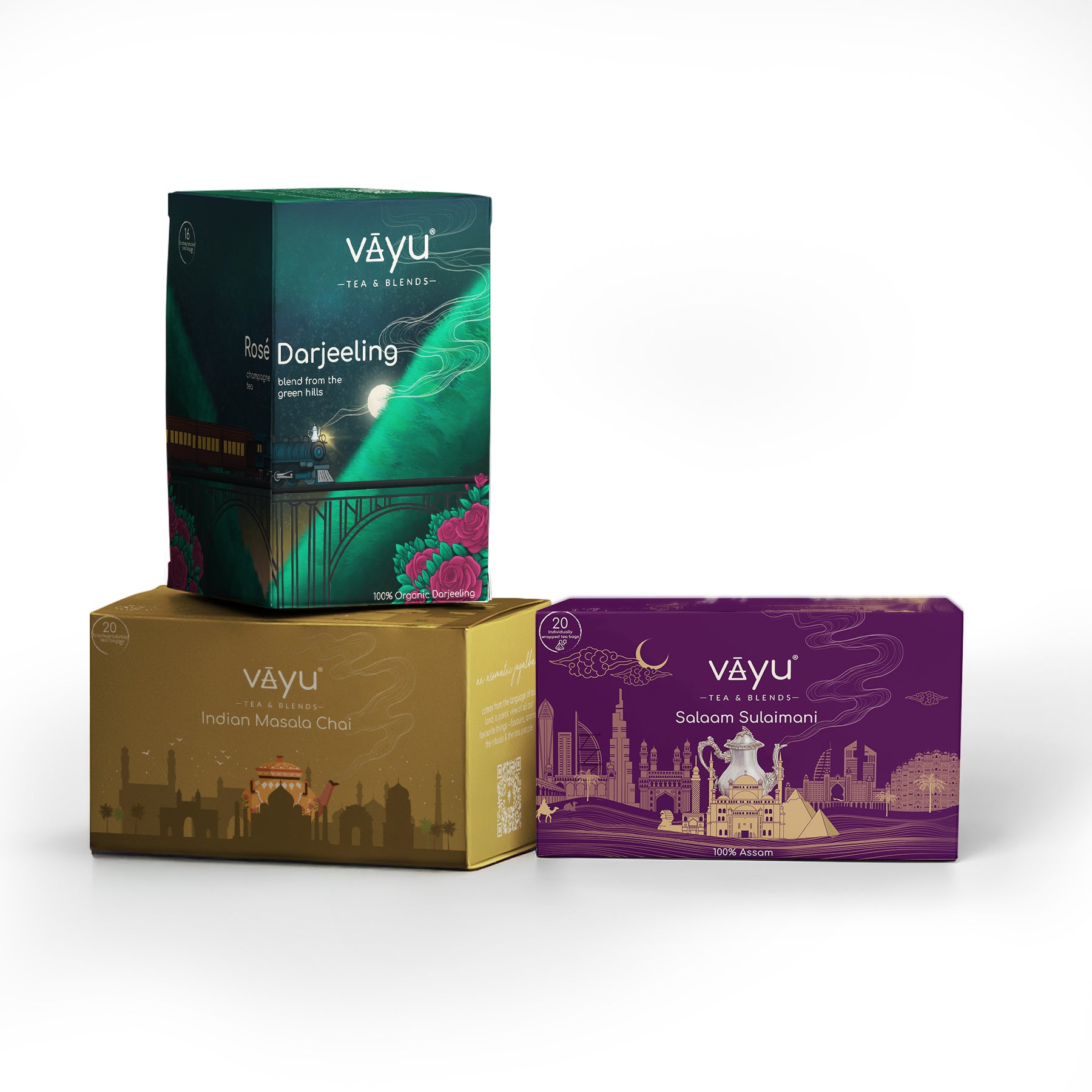 Vayu's Asia Tour (Combo Pack, Tea Bags)