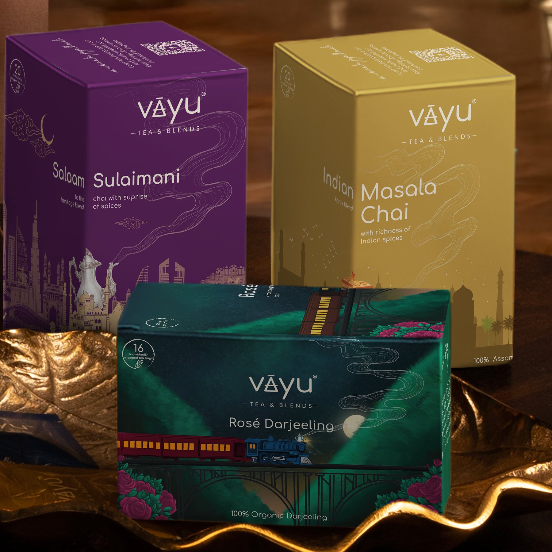 Vayu's Asia Tour (Combo Pack, Tea Bags)